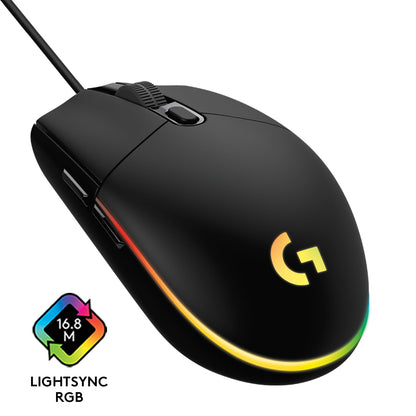 Logitech G203 LIGHTSYNC Gaming Mouse  8 000 DPI  Black