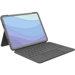 Logitech - Combo Touch iPad Pro Keyboard Folio for Apple iPad Pro 11" (1st, 2nd, 3rd & 4th Gen) with Detachable Backlit Keyboard - Oxford Gray