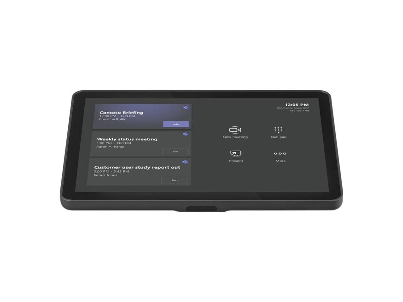 Logitech TAP IP Make Video Meetings Simple to Join with a Network-connected Touch Controller - Graphite