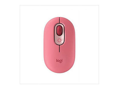 Logitech POP Mouse  Wireless Mouse with Customizable Emojis  SilentTouch Technology  Precision/Speed Scroll  Bluetooth  Heartbreaker