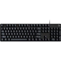 Logitech G413 SE Full-Size Corded Gaming Keyboard  PBT Keycaps  Tactile Mechanical Switches  6-Key Rollover Anti-Ghosting  FN Keys—white Backlit LED