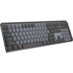 Logitech MX Mechanical Wireless Illuminated Performance Keyboard  Tactile Quiet Switches  Backlit Keys  Bluetooth  USB-C  macOS  Windows  Linux  iOS  Android  Metal  ‎Graphite
