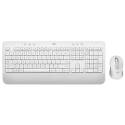 Logitech - Signature MK650 Combo for Business Full-size Wireless Keyboard and Mouse Bundle with Secure Logi Bolt Receiver - Off-White