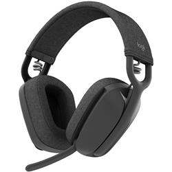Logitech - Zone Vibe 100 Bluetooth Over Ear Headphones with Noise-Cancelling Microphone - Graphite