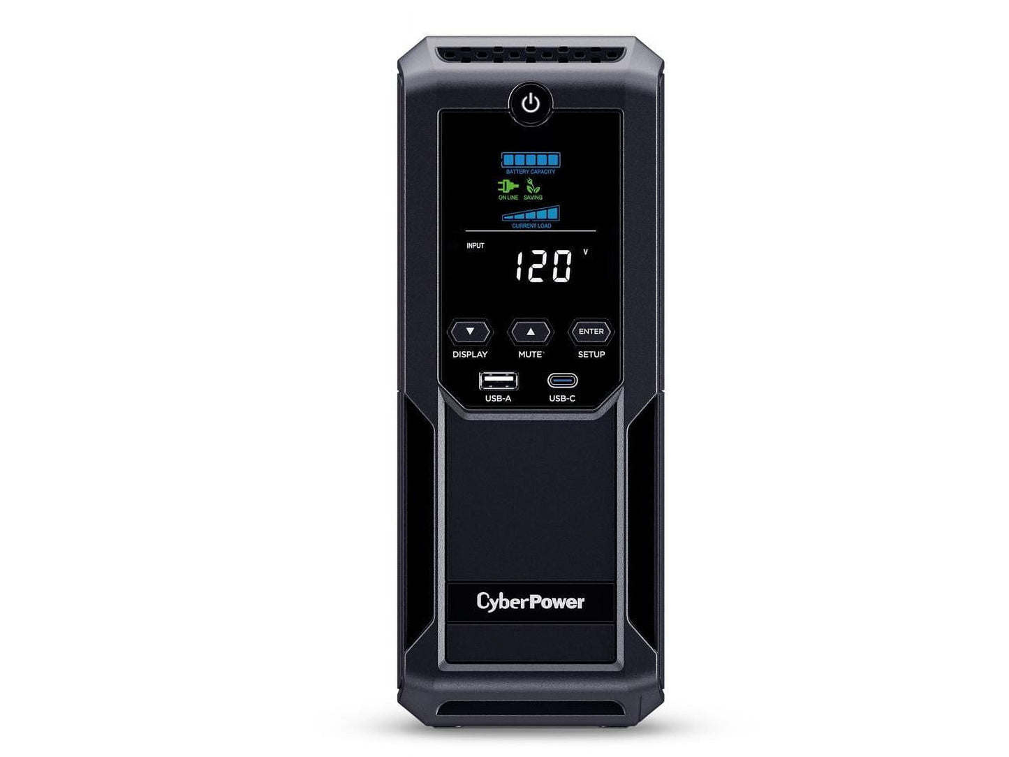 CyberPower Intelligent LCD UPS Series CP1500AVRLCD3 900-Watt 12-Outlet Battery Backup with Automatic Voltage Regulation  6-Ft. Cord  CP1500AVRLCD3