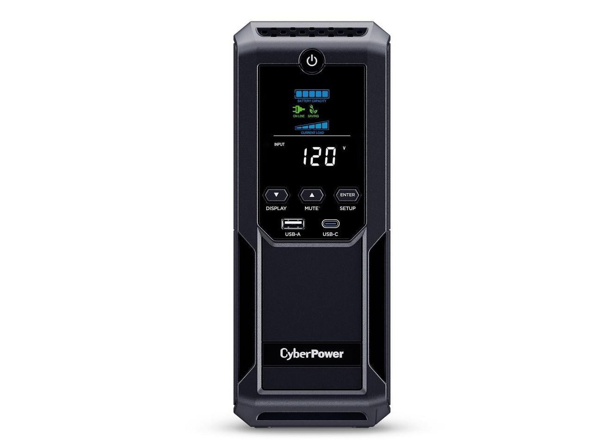 CyberPower Intelligent LCD UPS Series CP1500AVRLCD3 900-Watt 12-Outlet Battery Backup with Automatic Voltage Regulation  6-Ft. Cord  CP1500AVRLCD3