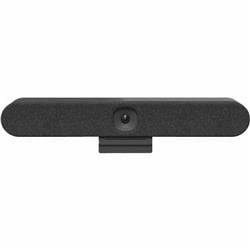 Logitech - Rally Bar Huddle 4K Ultra HD Webcam for Business - Black