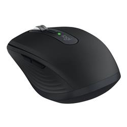 Logitech - MX Anywhere 3S Wireless Bluetooth Optical Fast Scrolling Mouse with Programmable Buttons - Wireless - Black