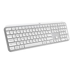 Logitech - MX Keys S Universal Full-size Wireless Scissor Keyboard for PC and Mac with Backlit keys - Pale Gray