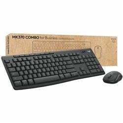 Logitech - MK370 Combo for Business Full-Size Wireless Keyboard and Mouse Bundle with Secure Logi Bolt USB Connection - Graphite