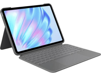 Logitech - Combo Touch for iPad Air 11-inch (Latest Model)(M2 chip) Keyboard Case with Detachable Keyboard and Trackpad - Oxford Gray