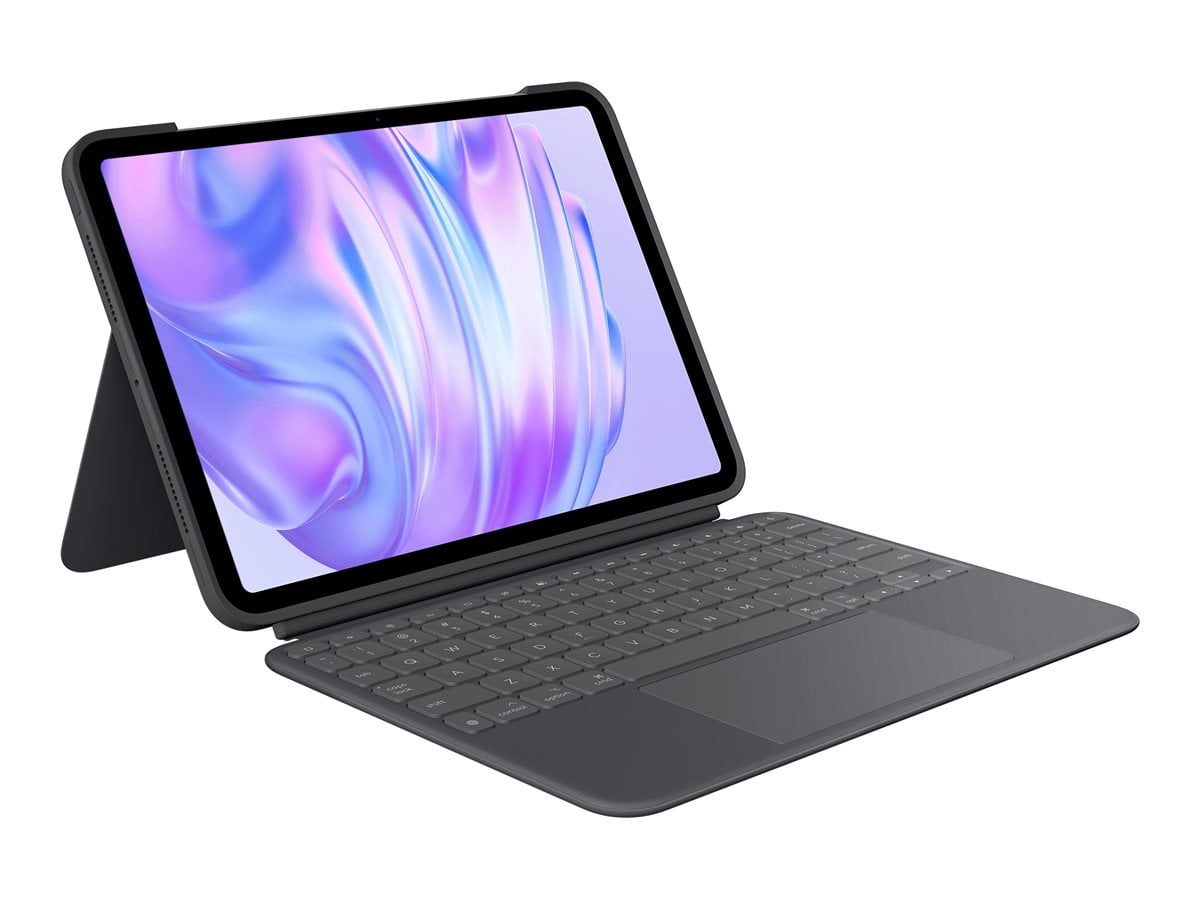 Logitech - Combo Touch for iPad Pro 11-inch (Latest Model)(M4 chip) Keyboard Case with Detachable Keyboard and Trackpad - Graphite