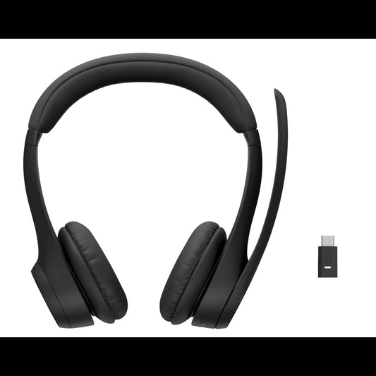 Logitech Zone 305 for Business  Wireless Bluetooth Headset With Microphone  for Google Meet  Google Voice  Zoom  Compatible With Windows  Mac  Chrome  Linux  iOS  iPadOS  Android  Black - Stereo - ...