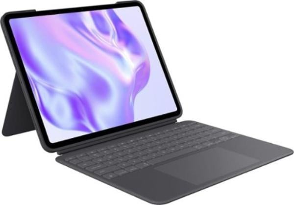 Logitech Combo Touch Keyboard Case for iPad Pro 13-inch (M4) - Graphite: Detachable, Scratch & Bump-Resistant