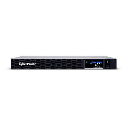 CyberPower PFC Sinewave CP1500PFCRM1U 1500VA Rack-mountable UPS - 1U Rack-mountable - AVR - 8 Hour Recharge - 1.60 Minute Stand-by - 120 V AC Input - 120 V AC Output - Sine Wave - Serial Port - USB -