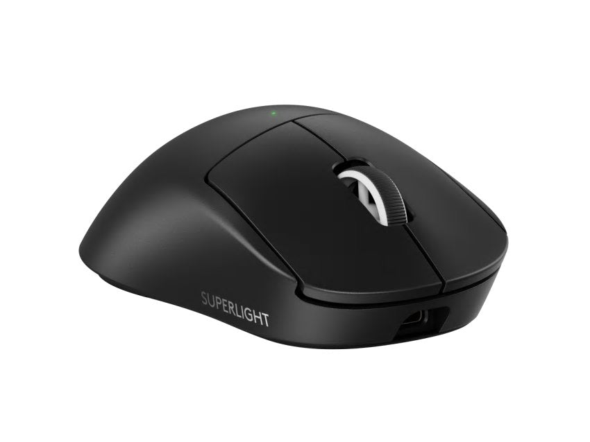Logitech - PRO X Superlight 2 DEX Lightweight Wireless Optical HERO 2 Sensor 44 000 DPI Gaming Mouse with 5 Programmable Buttons - Wireless - Black