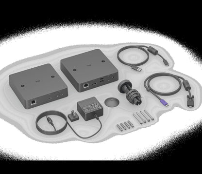 Logitech Extend - 2 x Network (RJ-45) - 5 x USB - 1 x HDMI Out - 2160p - 4K - 3840 x 2160 - Twisted Pair - Category 6  Category 6a  Category 5e - Notebook  Video Conferencing Camera  Meeting Room  ...