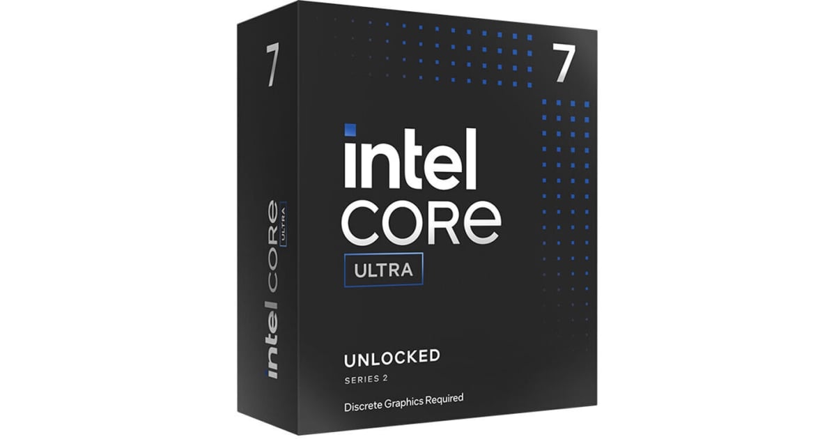 Intel Core Ultra 7 265KF - Core Ultra 7 (Series 2) Arrow Lake 20-Core (8P+12E)  LGA 1851  125W Desktop Processor - BX80768265KF