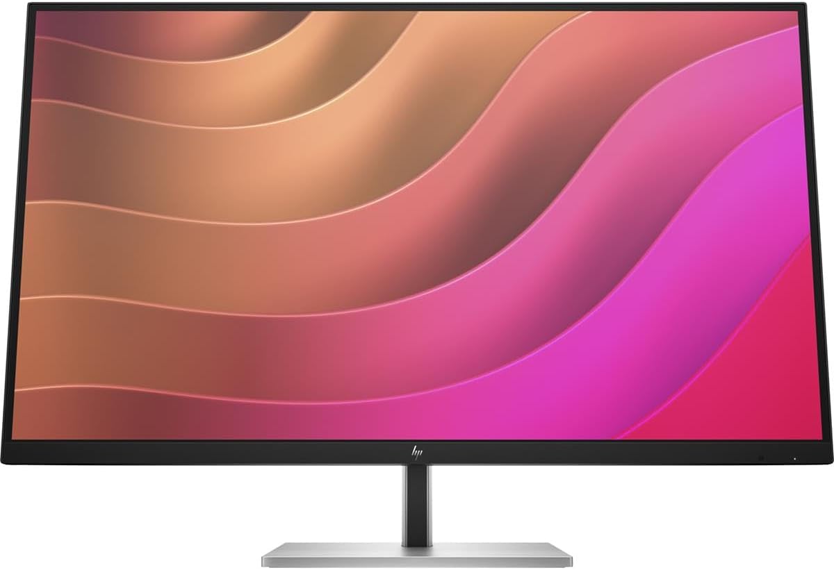 HP - 31.5" IPS LCD 4K UHD 60Hz Monitor (USB, HDMI) - Black Silver, Silver
