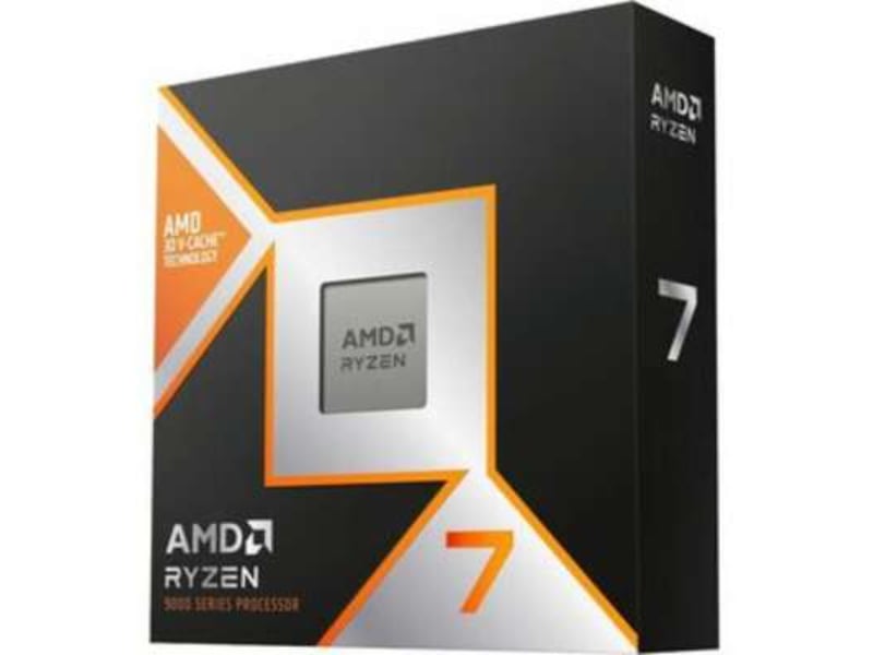 AMD Ryzen 7 9800X3D 8-Core Processor, Radeon Graphics 8 Core, 16 Thread, 120W