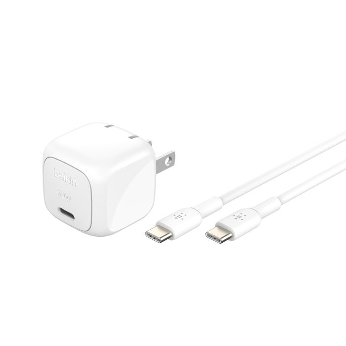 Belkin 30W USB-C Wall Charger With C-C Cable - 1.0 ea