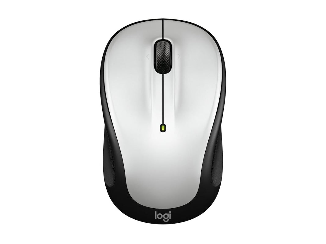 Logitech M325s - Mouse - optical - 5 buttons - wireless - 2.4 GHz - USB Logitech Unifying receiver - pale gray