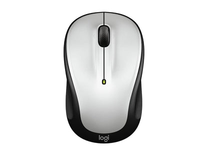 Logitech M325s - Mouse - optical - 5 buttons - wireless - 2.4 GHz - USB Logitech Unifying receiver - pale gray