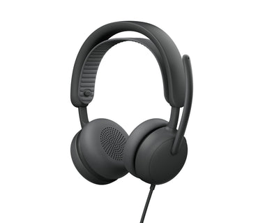 Logitech Zone Wired 2, Noise-Canceling Headset With Adaptive Hybrid ANC, Graphite