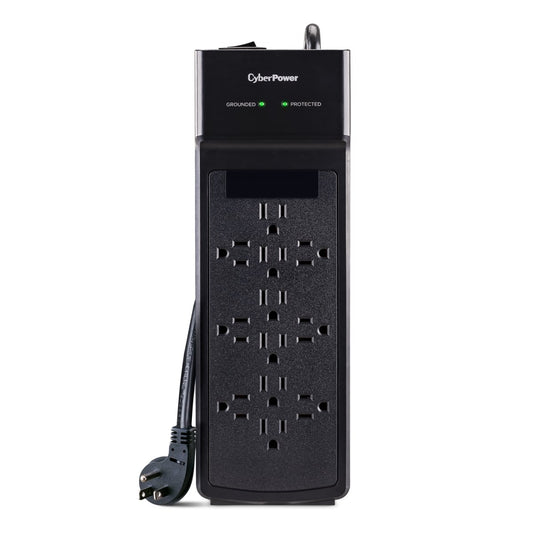 CSB1206 Surge Protector, 12 Outlets, 3600J - 6 ft. Cord - Black