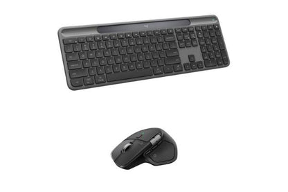 Logitech Signature Slim Solar+ Wireless Keyboard, Bluetooth, Graphite, 920013755