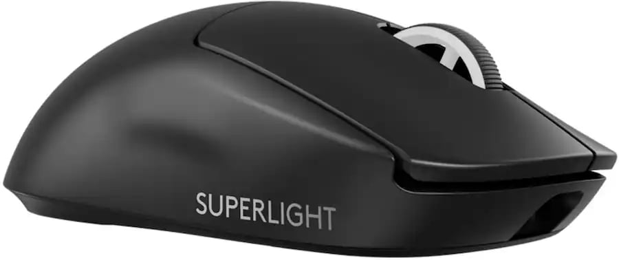 910-007646 44000 DPI Pro X Super Light 2 SE Speed Wireless Gaming Mouse with Optical Hero 2 Sensor - Black