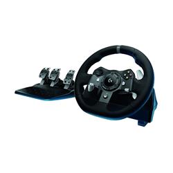 Logitech G920 Driving Force Racing Wheel and Floor Pedals  Real Force Feedback  Stainless Steel Paddle Shifters  Leather Steering Wheel Cover for Xbox Series X|S  Xbox One  PC  Mac - Black