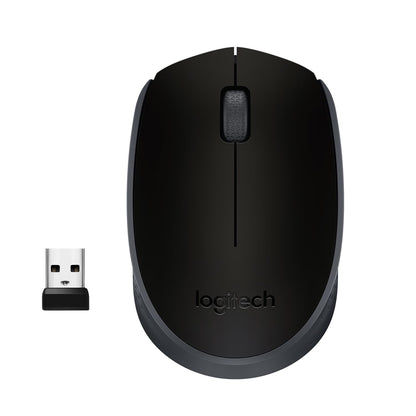 Logitech M170 Wireless Mouse for PC  Mac  Laptop  2.4 GHz with USB Mini Receiver  Black