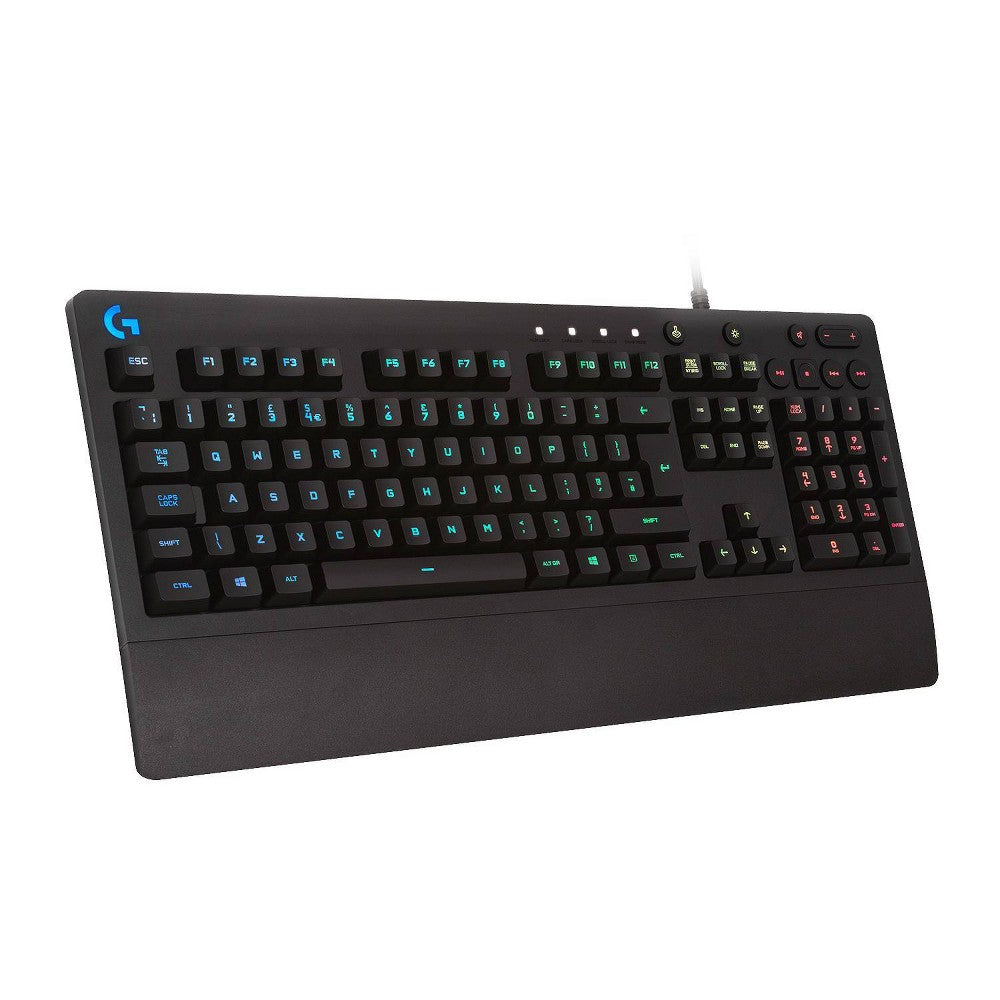 Logitech - Prodigy G213 Full-size Wired Membrane Gaming Keyboard with RGB Backlighting - Black