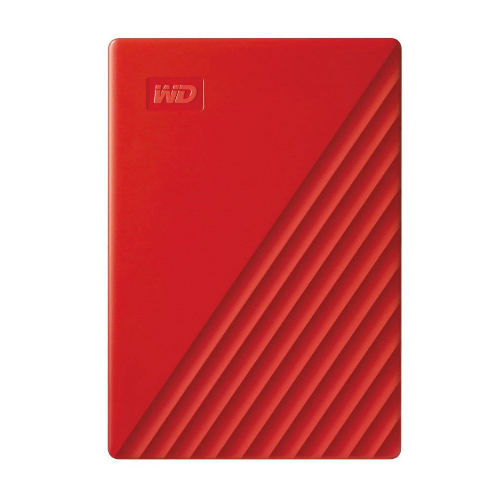 Western Digital My Passport 4TB - Red: USB, Password Protected, Automatic Backup