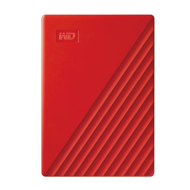Western Digital My Passport 4TB - Red: USB, Password Protected, Automatic Backup