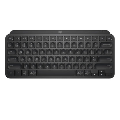 Logitech MX Keys Mini Minimalist Wireless Illuminated Keyboard  Compact  Bluetooth  Backlit  USB-C  Metal Build  Black