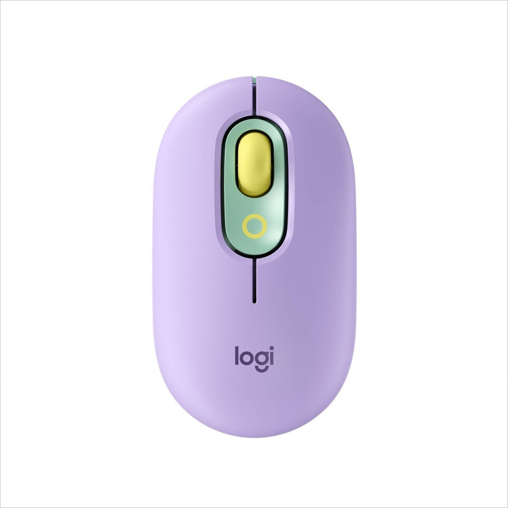 Logitech Bluetooth POP Mouse with Emoji - Daydream Mint: USB-A Compatible, 4000 dpi