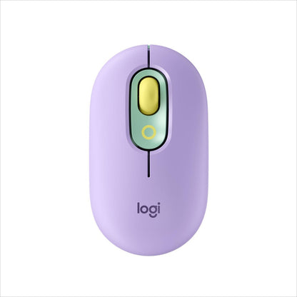 Logitech Bluetooth POP Mouse with Emoji - Daydream Mint: USB-A Compatible, 4000 dpi