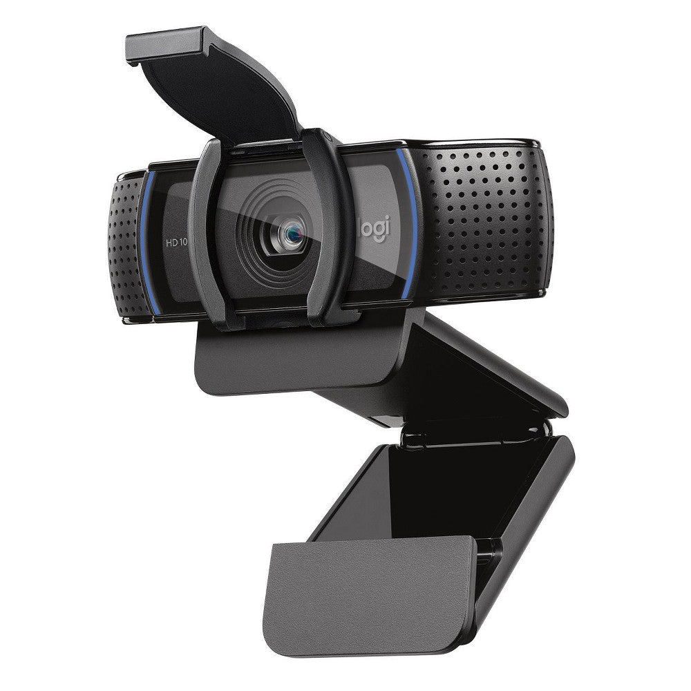 Logitech C920s PRO HD WEBCAM with privacy shutter  Black