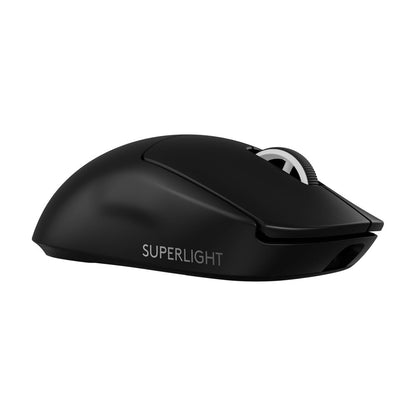 Logitech G Pro X Superlight 2 Lightspeed Wireless Gaming Mouse - Black: Lightweight, Bluetooth, Built-In Rechargeable Battery, USB Connection