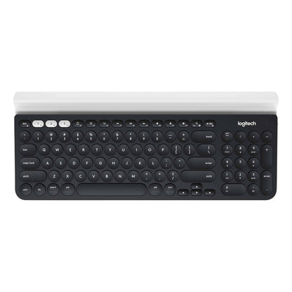 Logitech K780 Multi-Device Wireless Keyboard for Windows  Apple  Android or Chrome  Wireless 2.4GHz  Bluetooth  Smartphone and Tablet Cradle  Quiet  compatible with PC  Mac  Laptop