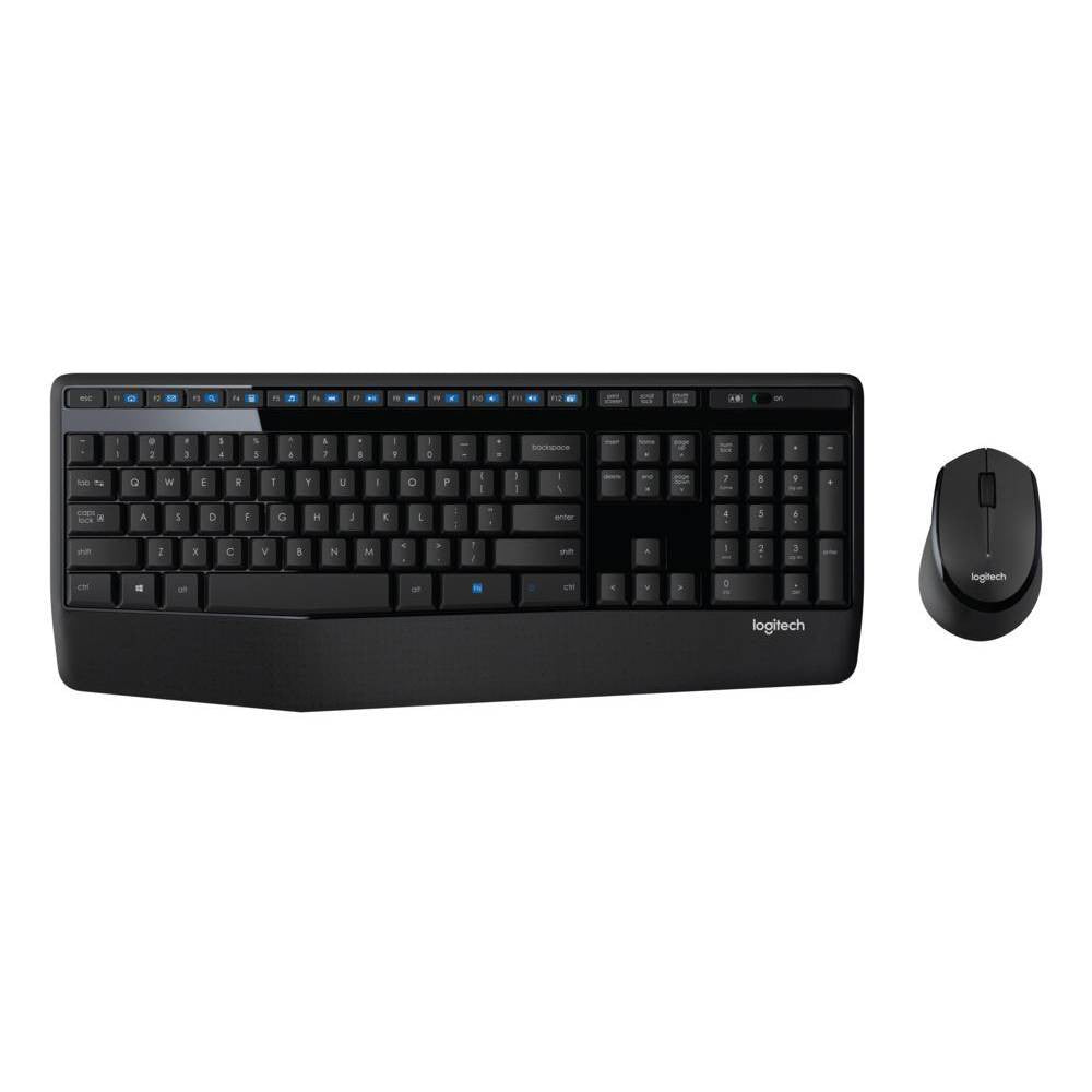 Logitech MK345 Wireless Combo with Full-Size Keyboard and Right-Handed Mouse -
