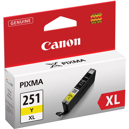 Canon 6451B001 (CLI-251XL)  High-Yield Ink  11 mL  Yellow
