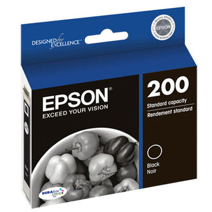 Epson T200120-S (200) DURABrite Ultra Ink  175 Page-Yield  Black