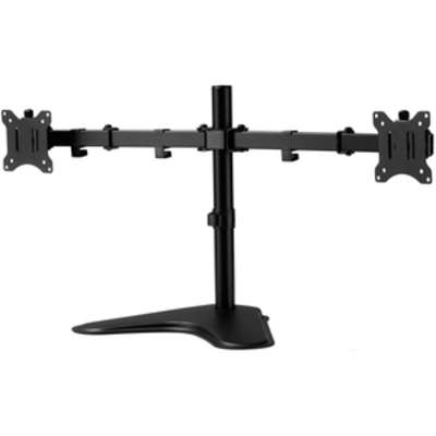Amer Networks Dual Articulating Arm Monitor Stand  Black