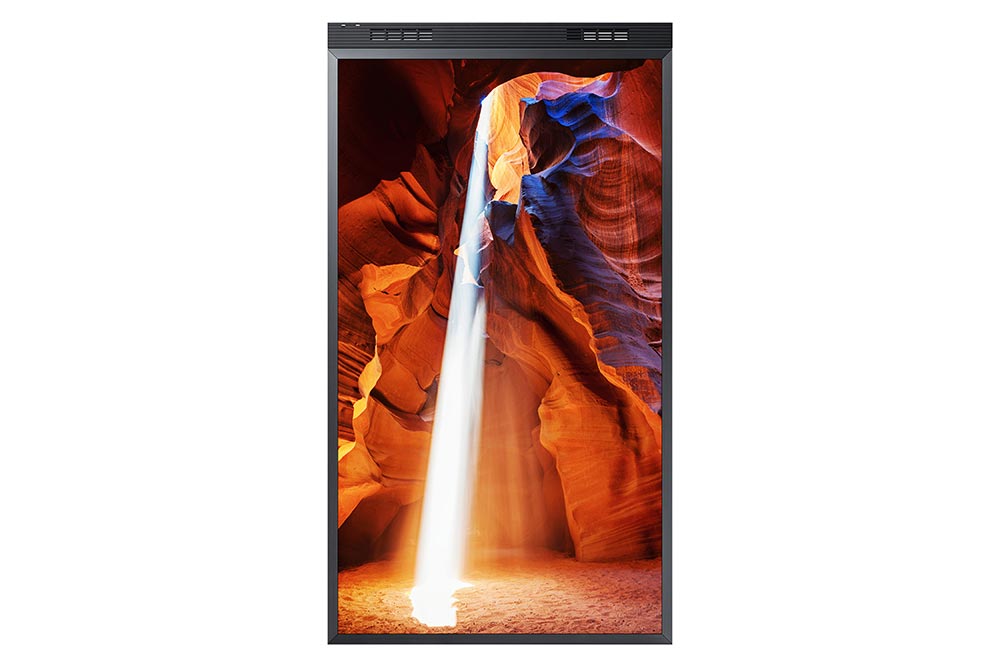 Samsung OM55N-DS - 55  Diagonal Class OMN-DS Series dual sided LED flat panel display - digital signage outdoor - full sun - Tizen OS - 1080p 1920 x 1080