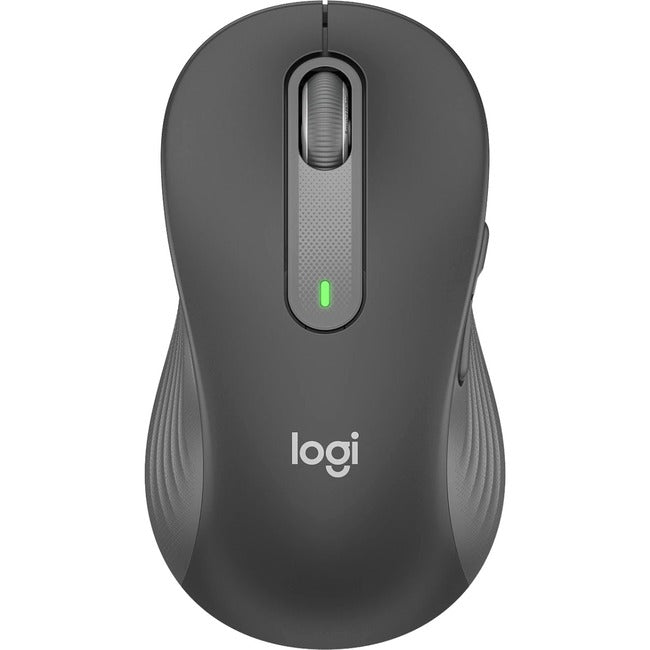 Logitech Signature M650 L Left Full Size Wireless Mouse - For Large Sized Hands  2-Year Battery  Silent Clicks  Customizable Side Buttons  Bluetooth  Graphite