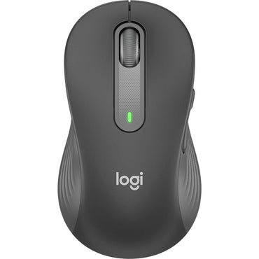 Logitech Signature M650 L Left Full Size Wireless Mouse - For Large Sized Hands  2-Year Battery  Silent Clicks  Customizable Side Buttons  Bluetooth  Graphite