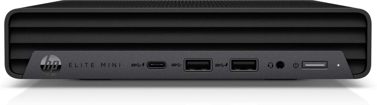 HP Mini IP Conference PC - Mini desktop Core i7 13700T / up to 4.9 GHz - vPro - RAM 16 GB - SSD 256 GB - NVMe - UHD Graphics 770 - Gigabit Ethernet  2.5 Gigabit Ethernet  IEEE 802.11ax (Wi-Fi 6E)  Bluetooth 5.3 - Win 11 IoT Enterprise - monitor: none - wi